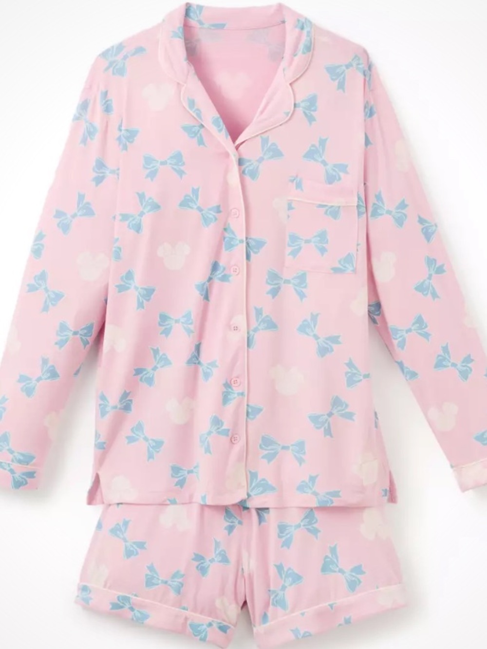 Disney Minnie Mouse Icon and Bows Pajamas Sleep Set for Women (L)